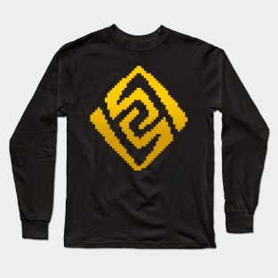 Geo Elements Genshin Impact Pixel Art Long Sleeve T-Shirt
